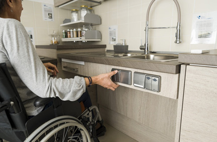 Cucina per disabile